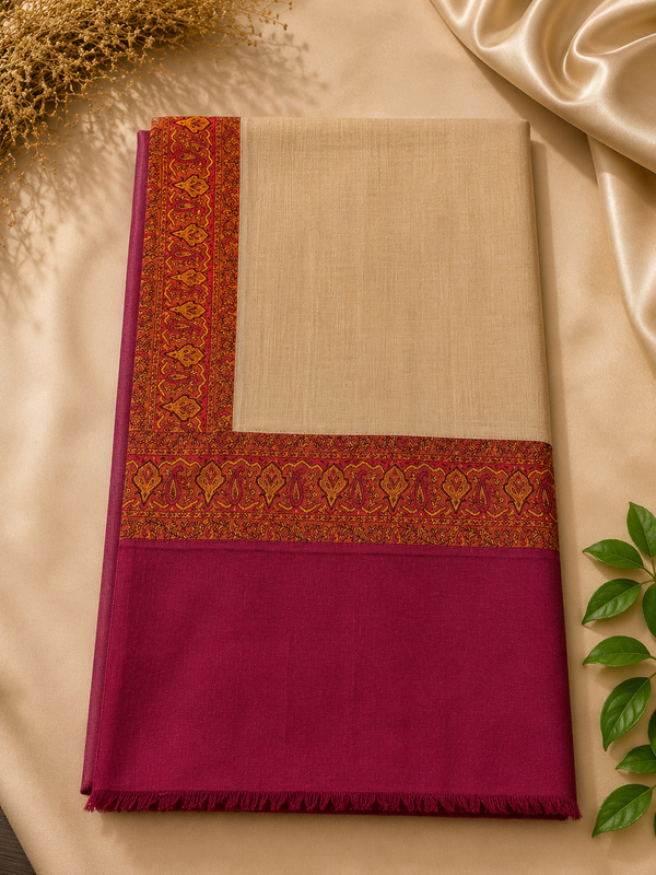 Pashmina Kani Border Shawls