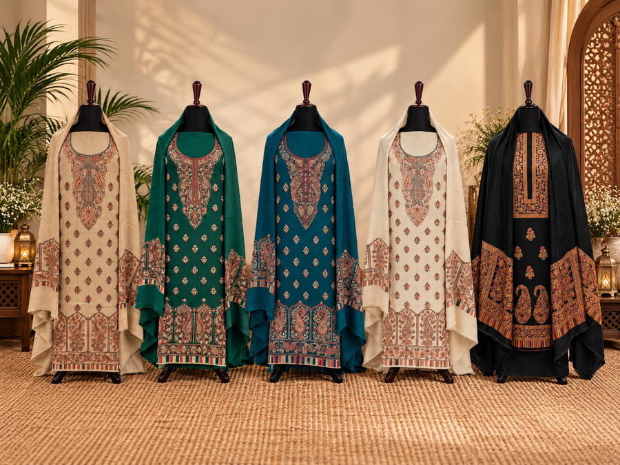 Kani Pashmina 3Pc Suits