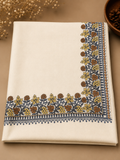 Kashmiri 4-Side Border Embroidered Pashmina Shawls | Prefect Gift