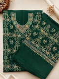 Kashmiri Pashmina Handmade Kacha Tanka Needle Work 3Pc Suit image 0