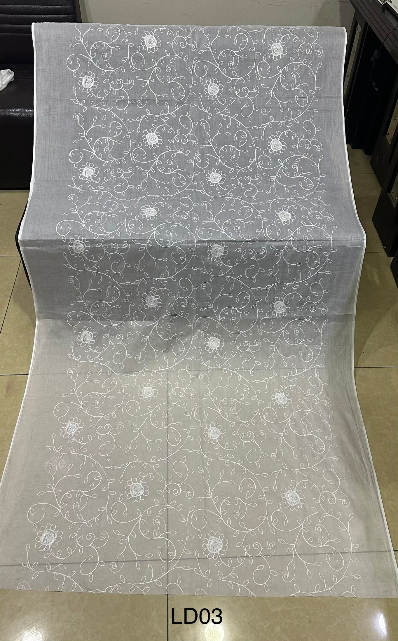 Pure Lawn Embroidered Dyeable Dupattas