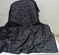 Black Pure Lawn Embroidered Dupattas