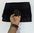Crinkle Chiffon Embroidered Cutwork Border Dupattas