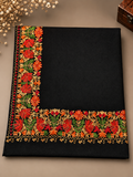 Kashmiri 4-Side Border Embroidered Pashmina Shawls | Prefect Gift