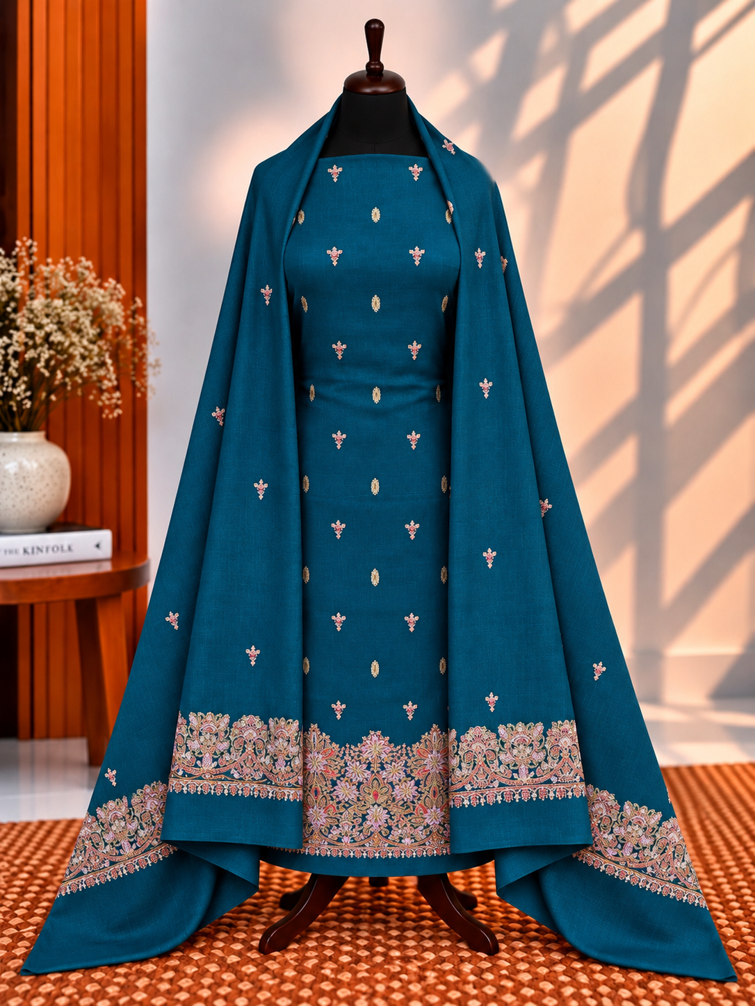Zinc Premium Pashmina 3-Piece Embroidered Suit