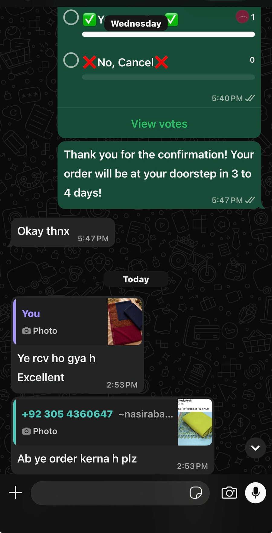 Customer review