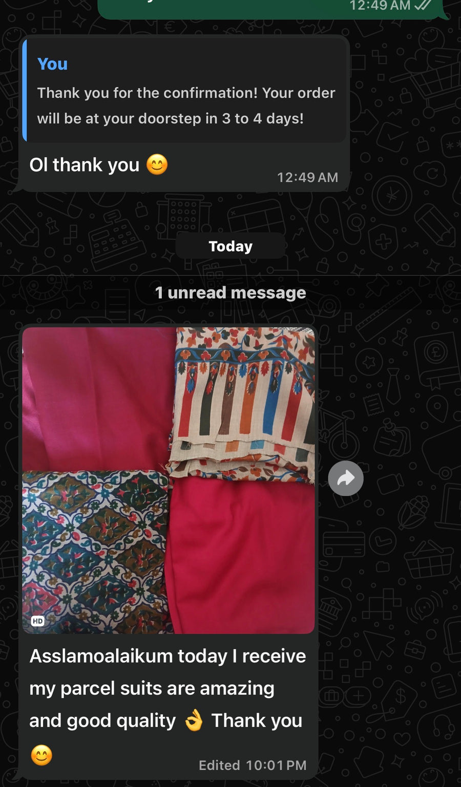 Customer review