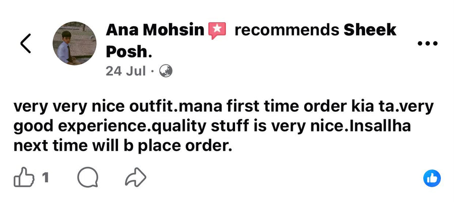 Customer review