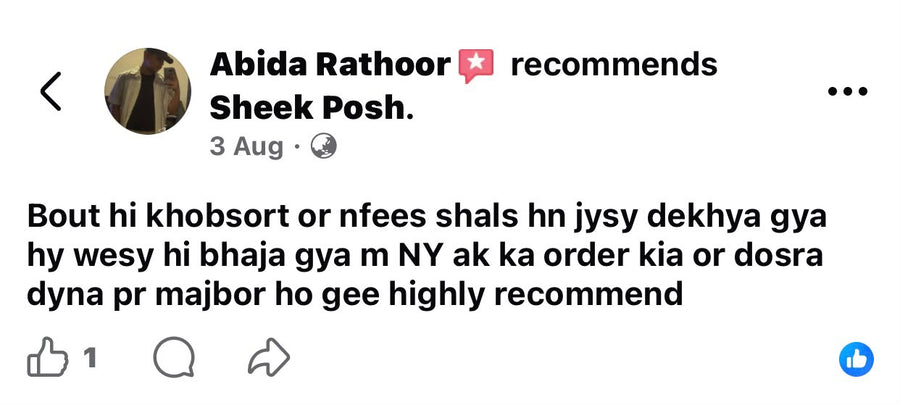 Customer review