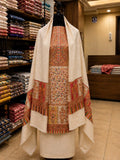 Light Skin Premium Kashmiri Kani Pashmina 3Pc Suit image 0