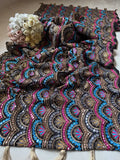 Luxury Khaddar Full Embroidered Shawl | Festive Wear